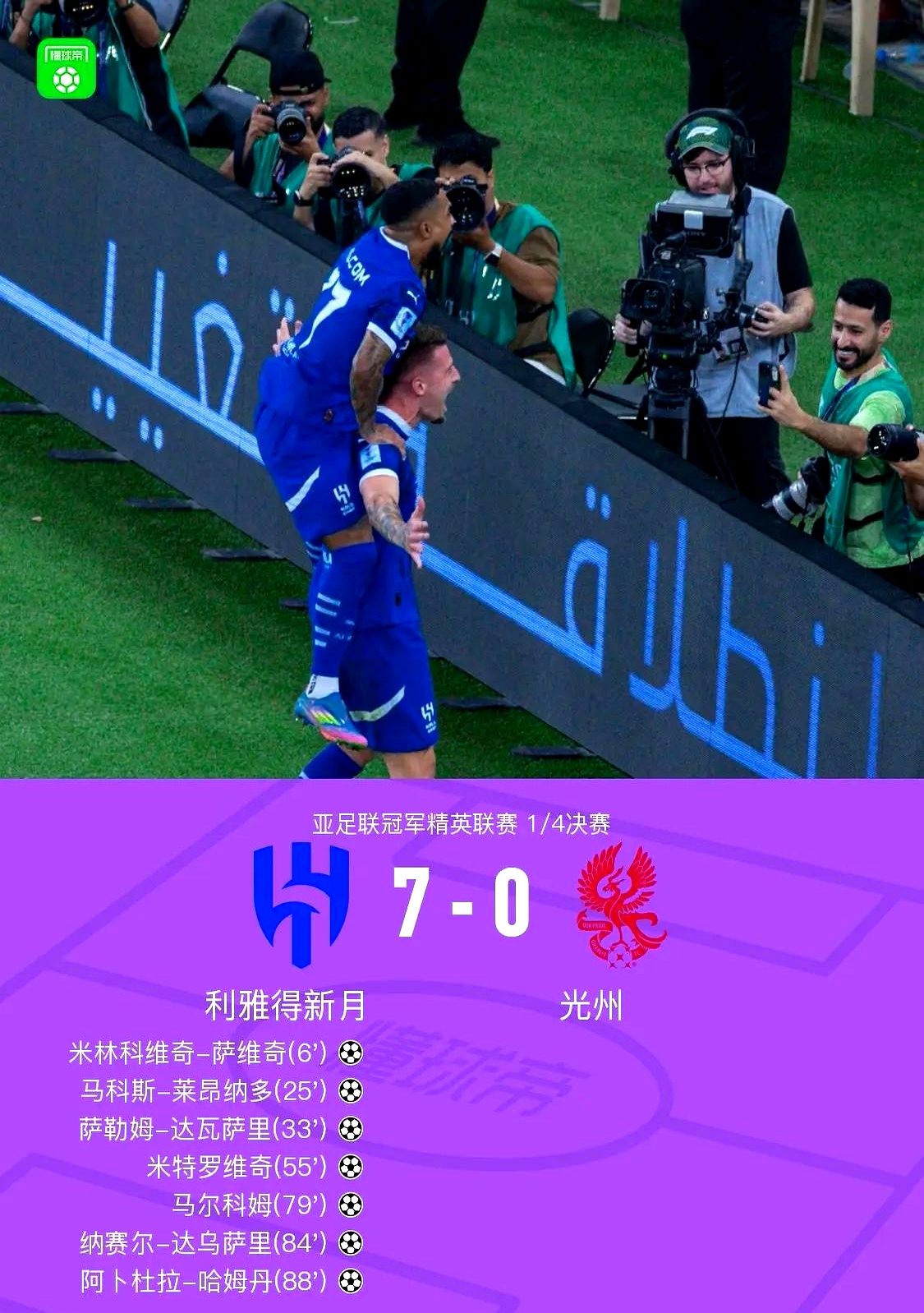 包含亚洲球队无一胜绩！3队失利垫底，仅新月逼平皇的词条